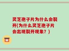 灵芝孢子片为什么会裂开(为什么灵芝孢子片会出现裂开现象？)