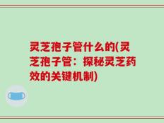 灵芝孢子管什么的(灵芝孢子管：探秘灵芝药效的关键机制)