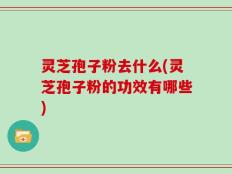 灵芝孢子粉去什么(灵芝孢子粉的功效有哪些)