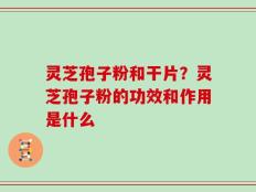 灵芝孢子粉和干片？灵芝孢子粉的功效和作用是什么