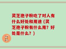 灵芝孢子粉吃了对人有什么好处和用途 (灵芝孢子粉有什么用？好处是什么？)