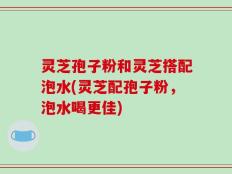 灵芝孢子粉和灵芝搭配泡水(灵芝配孢子粉，泡水喝更佳)