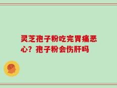 灵芝孢子粉吃完胃痛恶心？孢子粉会伤肝吗
