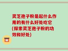 灵芝孢子粉是起什么作用的有什么好处吃它 (探索灵芝孢子粉的功效和好处)