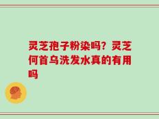 灵芝孢子粉染吗？灵芝何首乌洗发水真的有用吗
