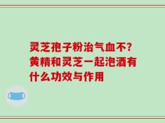灵芝孢子粉治气血不？黄精和灵芝一起泡酒有什么功效与作用