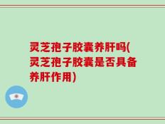 灵芝孢子胶囊养肝吗(灵芝孢子胶囊是否具备养肝作用)
