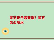 灵芝孢子需要洗？灵芝怎么喷水