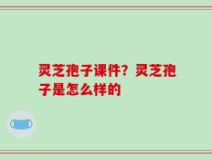 灵芝孢子课件？灵芝孢子是怎么样的