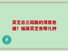 灵芝总三萜酸的薄层色谱？福建灵芝有哪几种