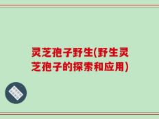 灵芝孢子野生(野生灵芝孢子的探索和应用)