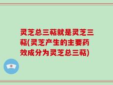 灵芝总三萜就是灵芝三萜(灵芝产生的主要药效成分为灵芝总三萜)