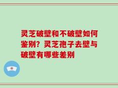 灵芝破壁和不破壁如何鉴别？灵芝孢子去壁与破壁有哪些差别