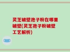 灵芝破壁孢子粉在哪里破壁(灵芝孢子粉破壁工艺解析)