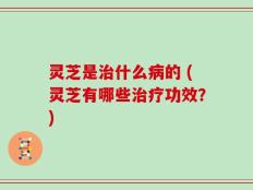 灵芝是治什么病的 (灵芝有哪些治疗功效？)