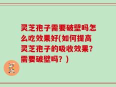 灵芝孢子需要破壁吗怎么吃效果好(如何提高灵芝孢子的吸收效果？需要破壁吗？)