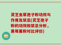灵芝虫草孢子粉功效与作用及禁忌(灵芝孢子粉的功效和禁忌分析，黑莓果粉对比评价)