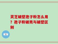 灵芝破壁孢子粉怎么用？孢子粉破壳与破壁区别