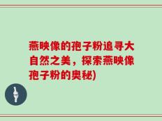 燕映像的孢子粉追寻大自然之美，探索燕映像孢子粉的奥秘)