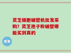灵芝细胞破壁机批发采购？灵芝孢子粉破壁哪能买到真的