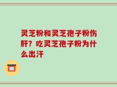 灵芝粉和灵芝孢子粉伤肝？吃灵芝孢子粉为什么出汗