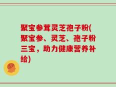 聚宝参茸灵芝孢子粉(聚宝参、灵芝、孢子粉三宝，助力健康营养补给)