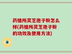 药植所灵芝孢子粉怎么样(药植所灵芝孢子粉的功效及使用方法)