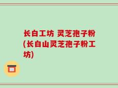 长白工坊 灵芝孢子粉(长白山灵芝孢子粉工坊)