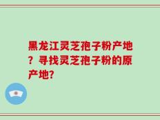 黑龙江灵芝孢子粉产地？寻找灵芝孢子粉的原产地？