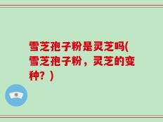 雪芝孢子粉是灵芝吗(雪芝孢子粉，灵芝的变种？)