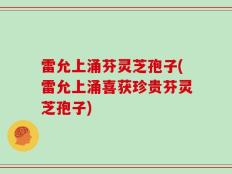 雷允上涌芬灵芝孢子(雷允上涌喜获珍贵芬灵芝孢子)