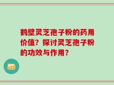 鹤壁灵芝孢子粉的药用价值？探讨灵芝孢子粉的功效与作用？