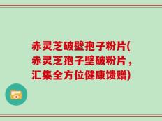 赤灵芝破壁孢子粉片(赤灵芝孢子壁破粉片，汇集全方位健康馈赠)