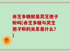 赤芝多糖就是灵芝孢子粉吗(赤芝多糖与灵芝孢子粉的关系是什么？)