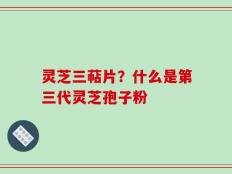 灵芝三萜片？什么是第三代灵芝孢子粉