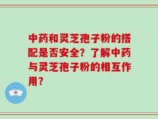 中药和灵芝孢子粉的搭配是否安全？了解中药与灵芝孢子粉的相互作用？