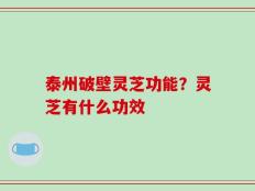 泰州破壁灵芝功能？灵芝有什么功效