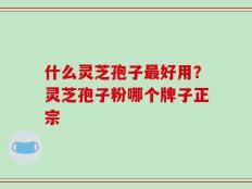 什么灵芝孢子最好用？灵芝孢子粉哪个牌子正宗