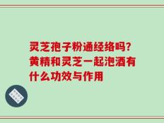 灵芝孢子粉通经络吗？黄精和灵芝一起泡酒有什么功效与作用