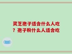 灵芝孢子适合什么人吃？孢子粉什么人适合吃