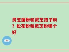 灵芝菌粉和灵芝孢子粉？松花粉和灵芝粉哪个好