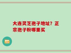 大连灵芝孢子地址？正宗孢子粉哪里买