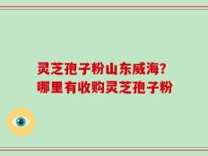 灵芝孢子粉山东威海？哪里有收购灵芝孢子粉