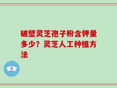 破壁灵芝孢子粉含钾量多少？灵芝人工种植方法