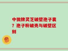 中微牌灵芝破壁孢子囊？孢子粉破壳与破壁区别