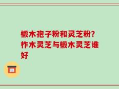 椴木孢子粉和灵芝粉？柞木灵芝与椴木灵芝谁好