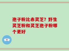 孢子粉比赤灵芝？野生灵芝粉和灵芝孢子粉哪个更好