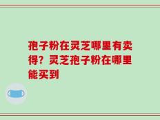 孢子粉在灵芝哪里有卖得？灵芝孢子粉在哪里能买到