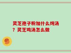 灵芝孢子粉加什么炖汤？灵芝鸡汤怎么做