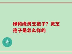 绿和缘灵芝孢子？灵芝孢子是怎么样的